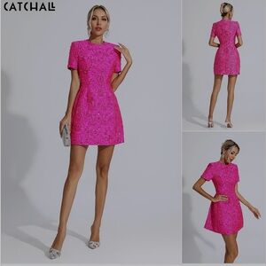 Pink Lace Dress